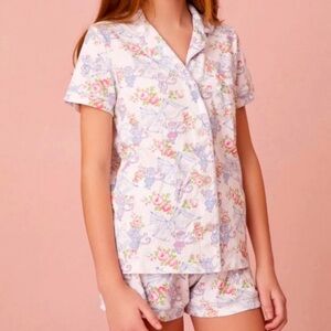 NWT Roller Rabbit | Love Shack Fancy Rosa Beaux Monkey Polo Pajamas - Size S